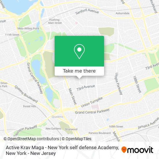 Mapa de Active Krav Maga - New York self defense Academy