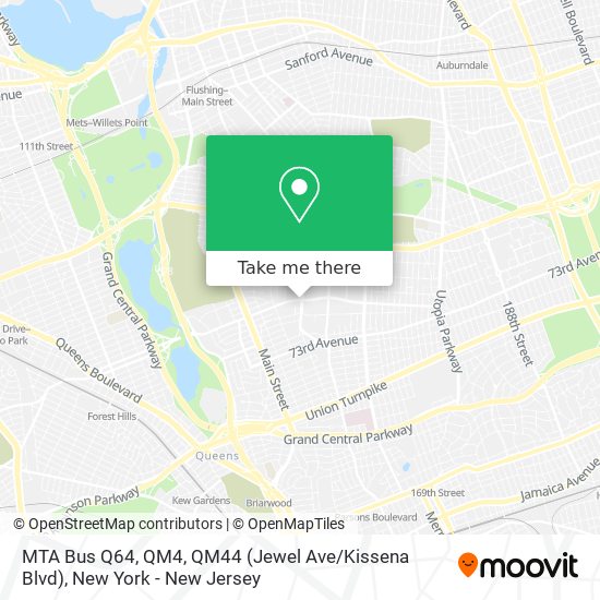 MTA Bus Q64, QM4, QM44 (Jewel Ave / Kissena Blvd) map