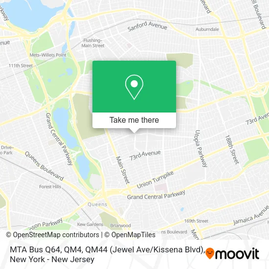 MTA Bus Q64, QM4, QM44 (Jewel Ave / Kissena Blvd) map