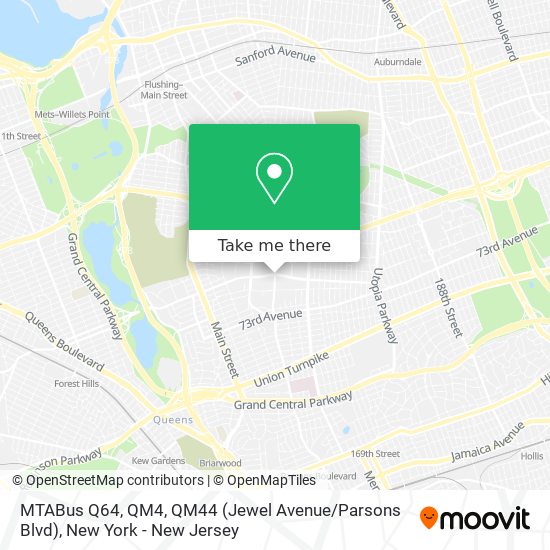 MTABus Q64, QM4, QM44 (Jewel Avenue / Parsons Blvd) map
