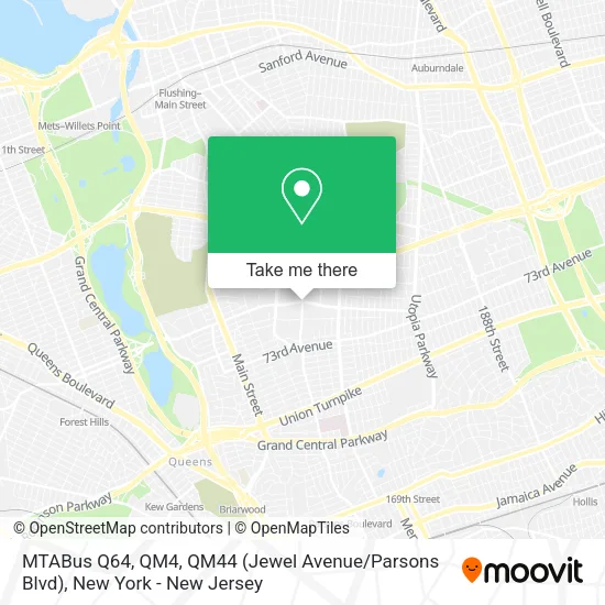 MTABus Q64, QM4, QM44 (Jewel Avenue / Parsons Blvd) map