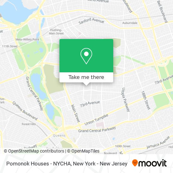 Mapa de Pomonok Houses - NYCHA