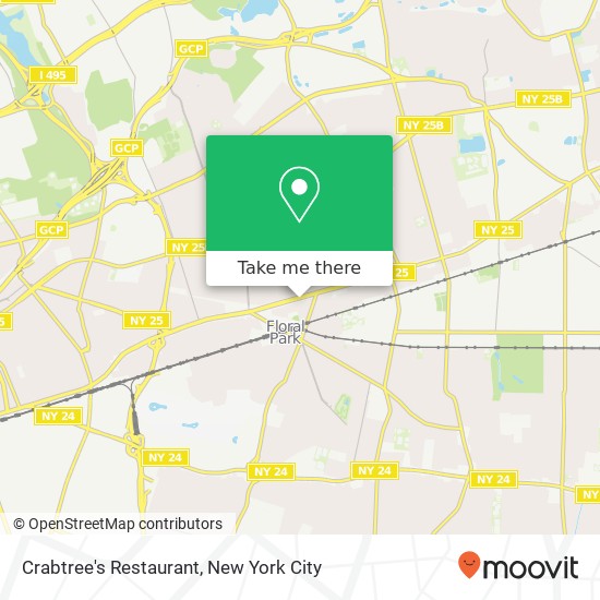 Mapa de Crabtree's Restaurant