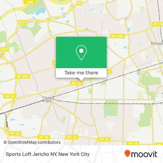 Mapa de Sports Loft Jericho NY