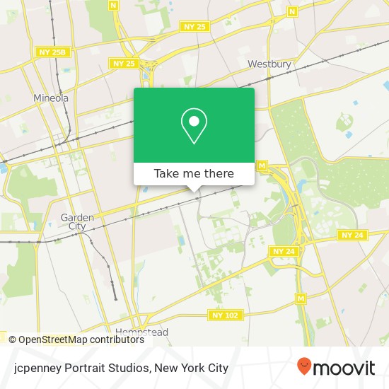 jcpenney Portrait Studios map