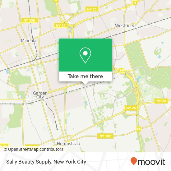 Sally Beauty Supply map