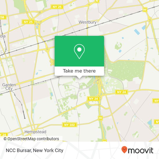 Mapa de NCC Bursar