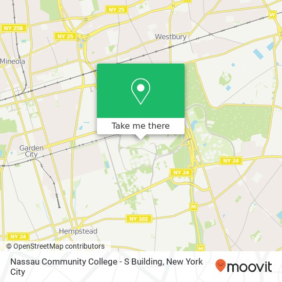 Mapa de Nassau Community College - S Building