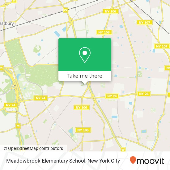 Meadowbrook Elementary School map