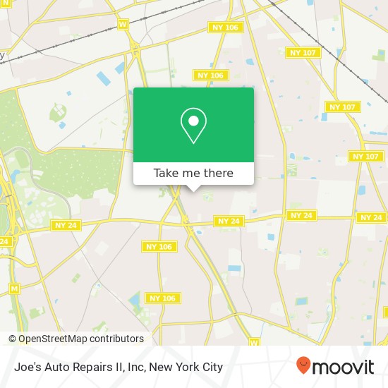 Mapa de Joe's Auto Repairs II, Inc
