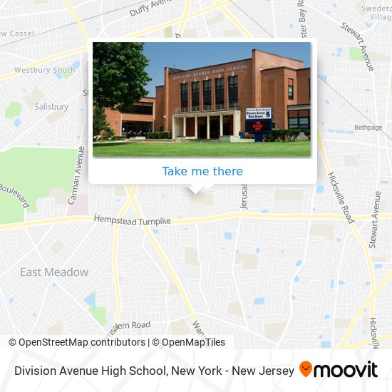 Mapa de Division Avenue High School