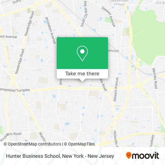 Hunter Business School map