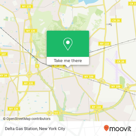 Mapa de Delta Gas Station