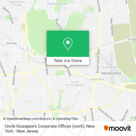 Mapa de Uncle Giuseppe's Corporate Offices (work)