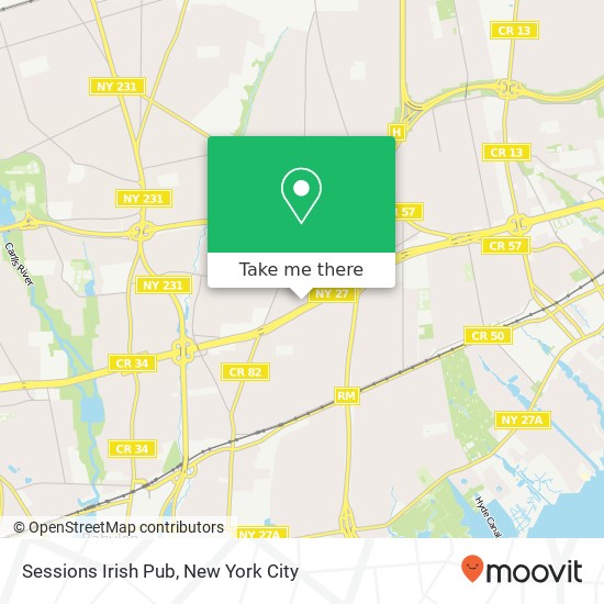 Mapa de Sessions Irish Pub