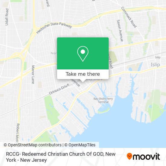 RCCG- Redeemed Christian Church Of GOD map