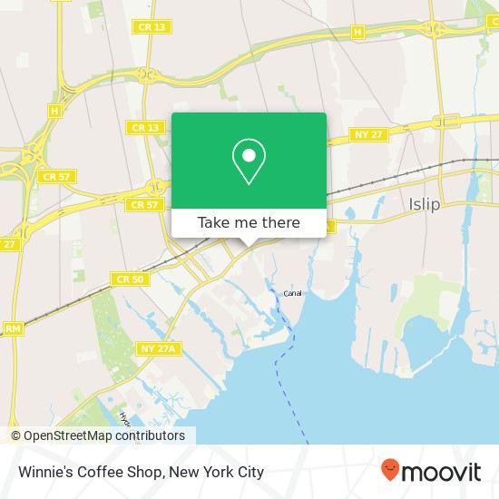 Winnie's Coffee Shop map