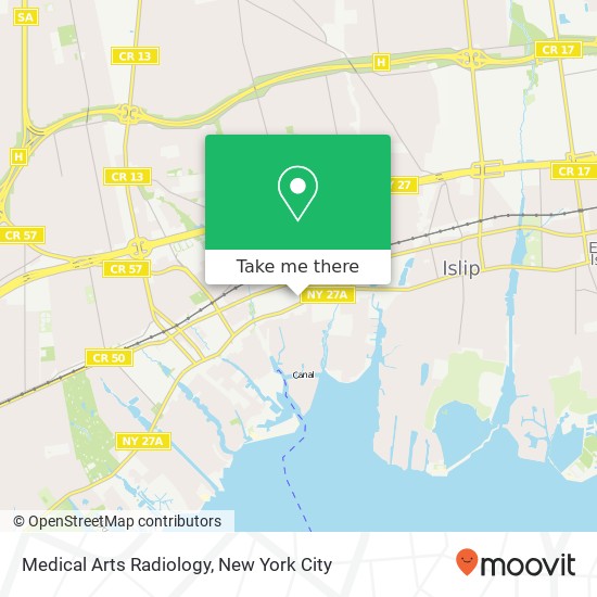 Medical Arts Radiology map