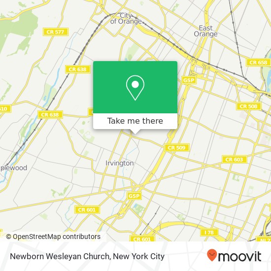 Newborn Wesleyan Church map