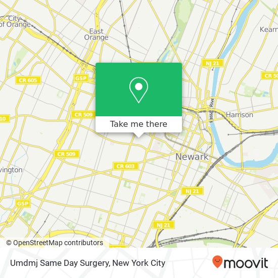 Umdmj Same Day Surgery map