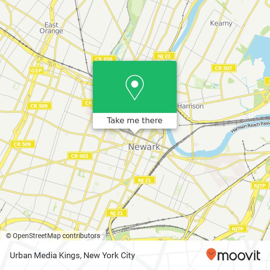 Urban Media Kings map