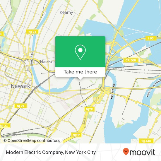 Mapa de Modern Electric Company