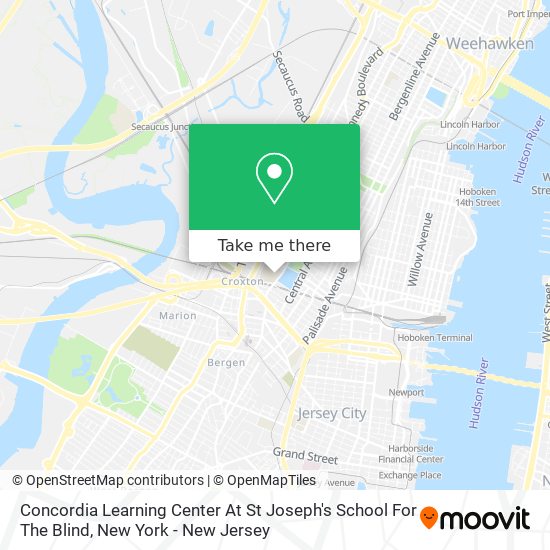 Mapa de Concordia Learning Center At St Joseph's School For The Blind