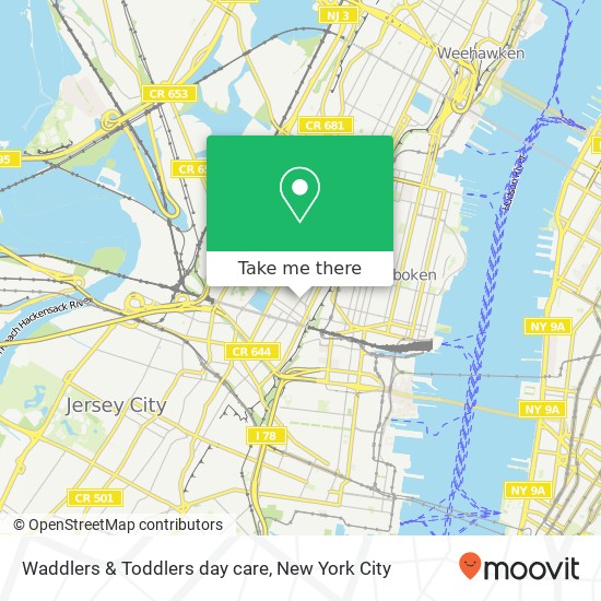 Waddlers & Toddlers day care map