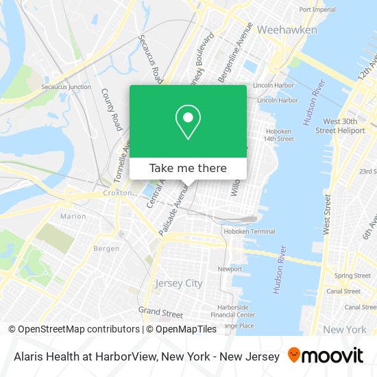 Alaris Health at HarborView map