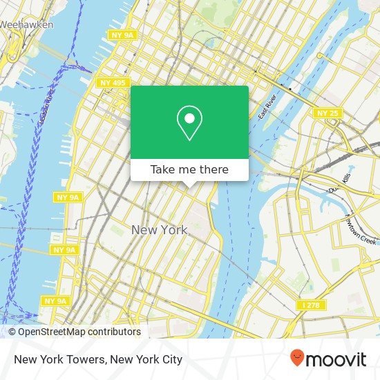 Mapa de New York Towers