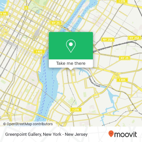 Mapa de Greenpoint Gallery