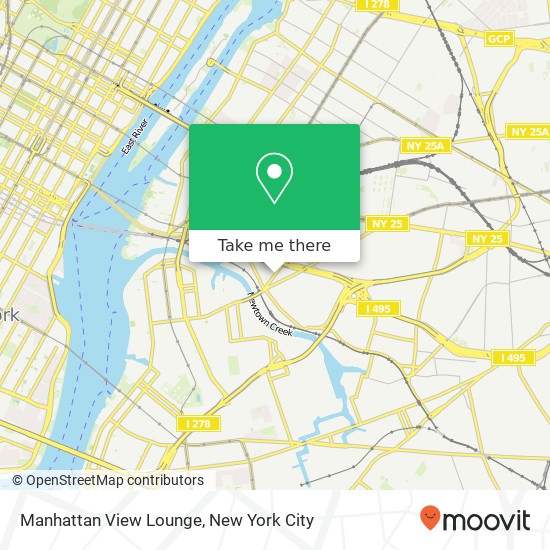 Manhattan View Lounge map