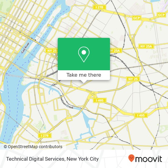 Mapa de Technical Digital Services