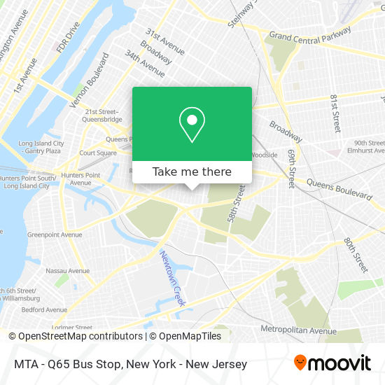 Mapa de MTA - Q65 Bus Stop