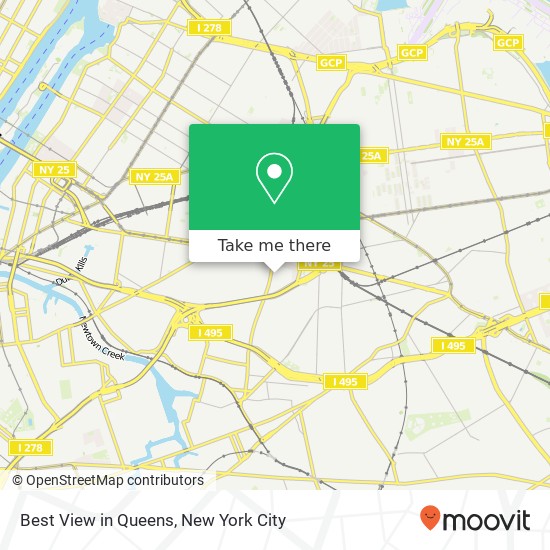 Mapa de Best View in Queens