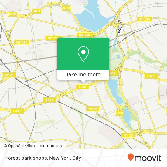 Mapa de forest park shops