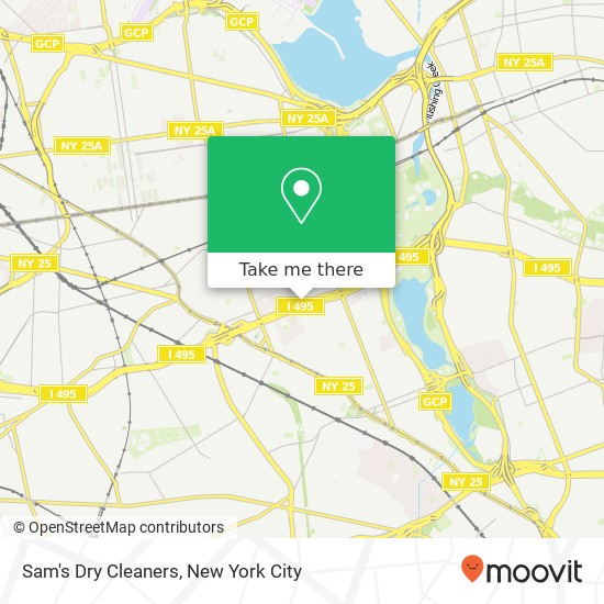 Sam's Dry Cleaners map