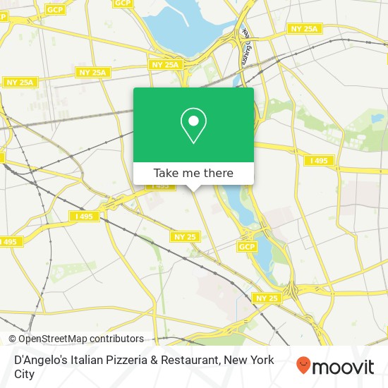 Mapa de D'Angelo's Italian Pizzeria & Restaurant