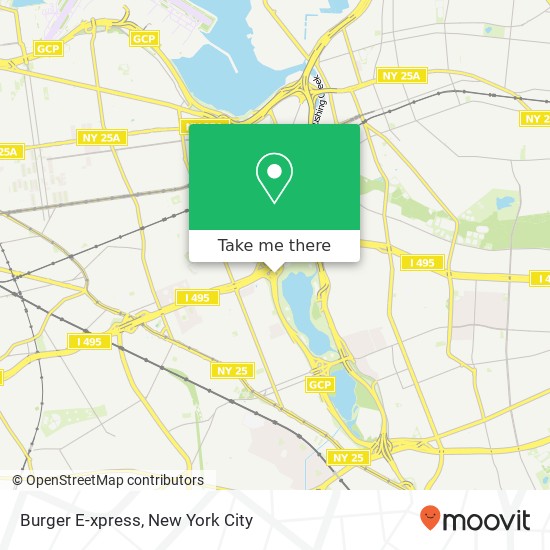 Burger E-xpress map