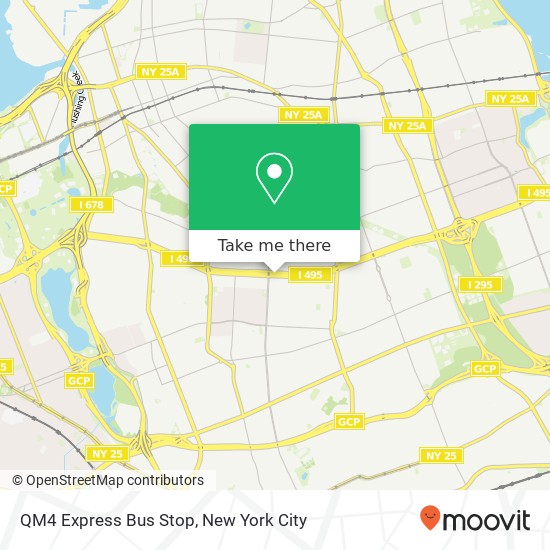 Mapa de QM4 Express Bus Stop