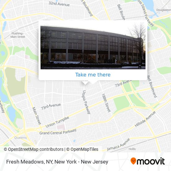 Mapa de Fresh Meadows, NY