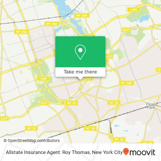 Mapa de Allstate Insurance Agent: Roy Thomas