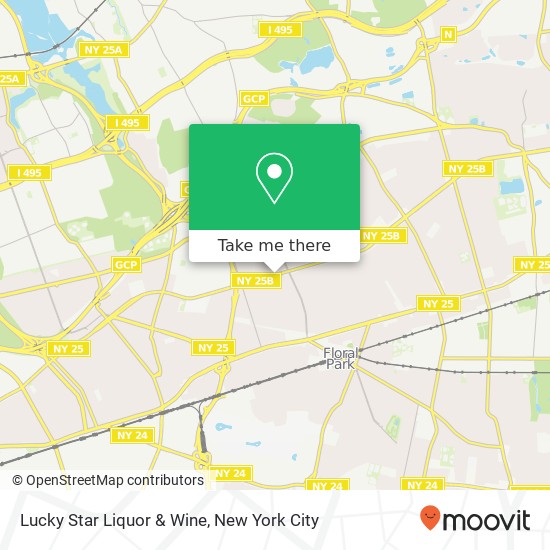 Lucky Star Liquor & Wine map