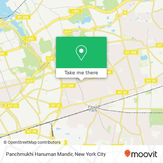 Mapa de Panchmukhi Hanuman Mandir