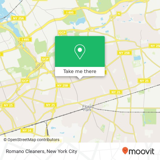 Romano Cleaners map
