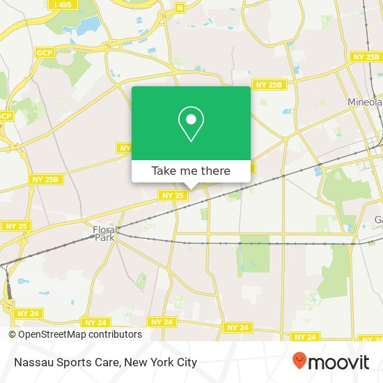 Mapa de Nassau Sports Care