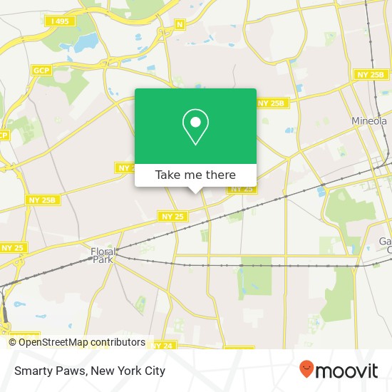 Smarty Paws map