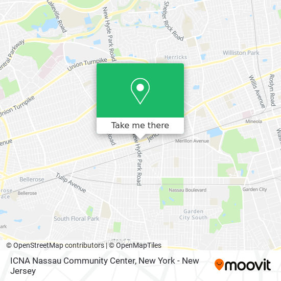 Mapa de ICNA Nassau Community Center
