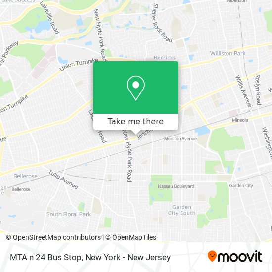 Mapa de MTA n 24 Bus Stop