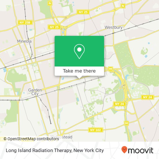 Mapa de Long Island Radiation Therapy
